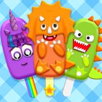 Ice Cream cake popsicles King logo