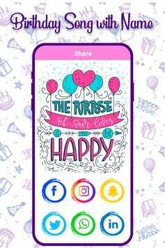 Birthday Song with Name screenshot 5