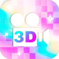 3D Video Editor & Free Video Maker logo