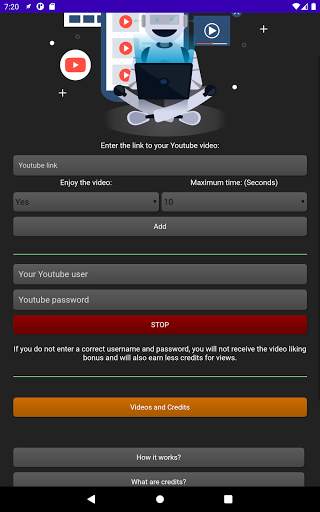 Youtube Visitor Robot - Increase your visits screenshot 4