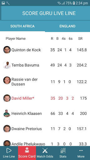 Score Guru Live Line screenshot 2