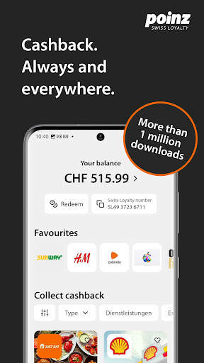 poinz - Swiss Loyalty screenshot 1