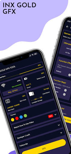 Inx Gold Gfx Tool - Become Pro स्क्रीनशॉट 1
