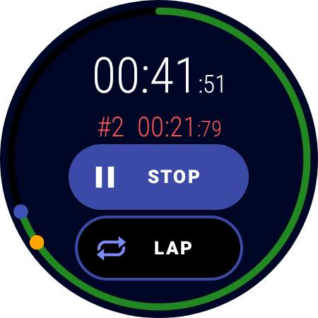 Stopwatch (Wear OS) screenshot 13