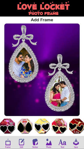Love Locket Photo Frame - Dual Frame screenshot 1