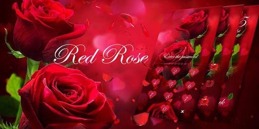 AppLock Theme Red Rose screenshot 4