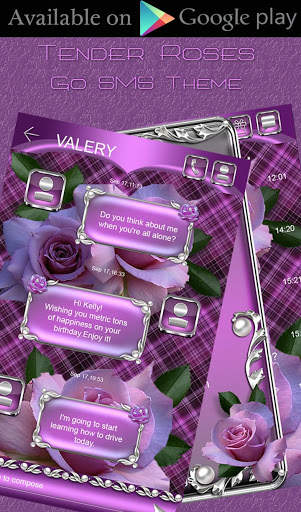 Tender Roses 3D Next Launcher theme screenshot 5