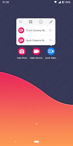 Quick Video Recorder स्क्रीनशॉट 1
