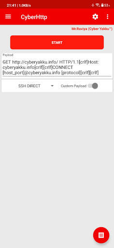 Cyber Http - Custom Header Injector VPN screenshot 2