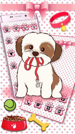 Cute Dog Themes Live Wallpapers screenshot 2
