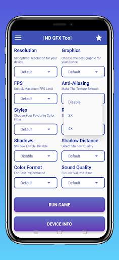 iND GFX Tool | FOR PUBG screenshot 3