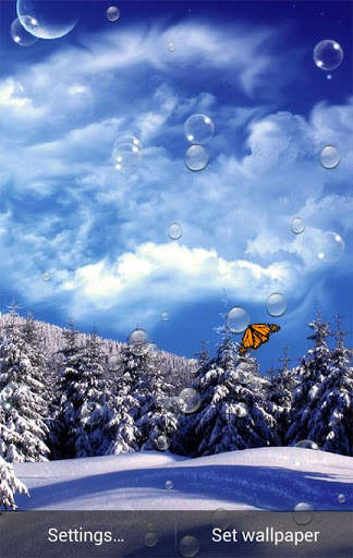 Winter Live Wallpaper screenshot 3