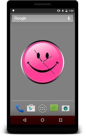 Smiley Clock Live Wallpaper screenshot 4