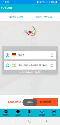SNS VPN screenshot 3