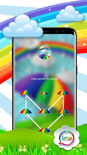 Rainbow Umbrella Launcher Theme screenshot 2