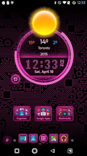 PCB Pink ⁞ TSF Shell 3 Theme screenshot 2