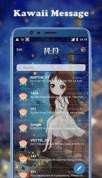 Kawaii Messenger - Message for Pink Girls screenshot 1