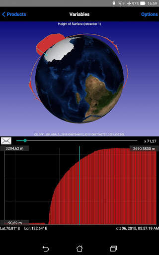 ESA cryosat скриншот 7