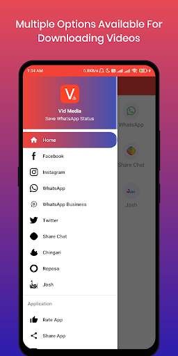 Vidmedia Video Downloader App screenshot 2