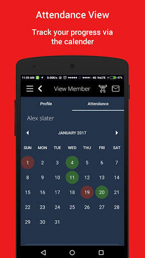 Gym Master Android Application screenshot 1