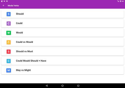 English Grammar App screenshot 11