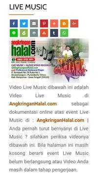 Hiburan Musik Hidup Angkringringan Halal screenshot 3