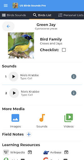 American Birds Sounds Pro screenshot 4