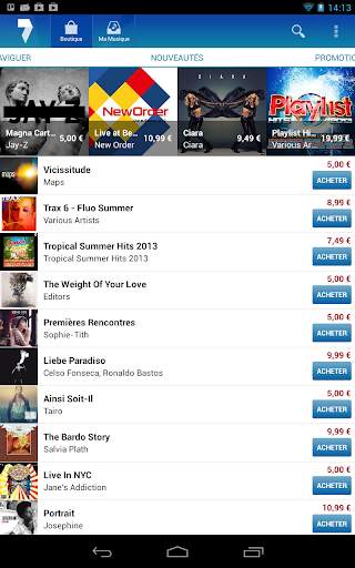 L’appli 7digital sur Android screenshot 8