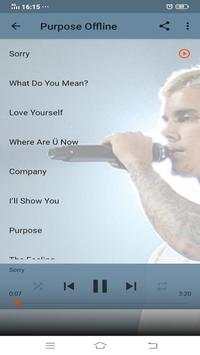 Justin Bieber Offline Songs screenshot 1