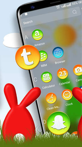 Easter Bunny Theme Launcher screenshot 3