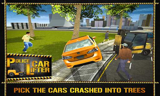 Police Fork Lifter Simulator screenshot 1