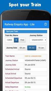 Railway Enquiry App - Lite screenshot 4