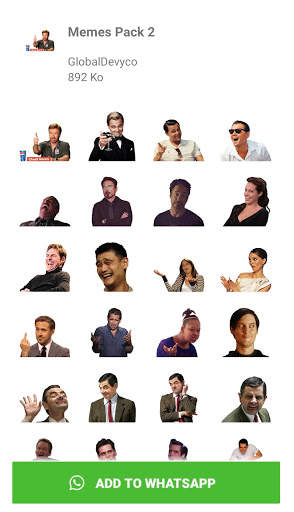 Animated memes Stickers for WhatsApp 2021 screenshot 3