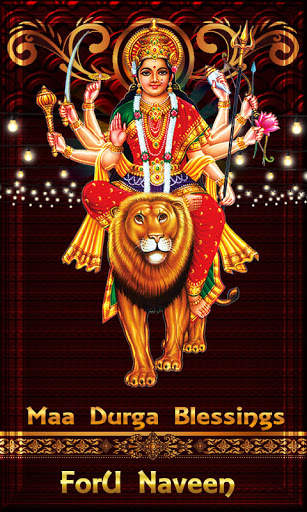 Durga Mata Blessings Live Wallpaper screenshot 1