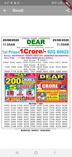 Dhankesari Lottery Results screenshot 4