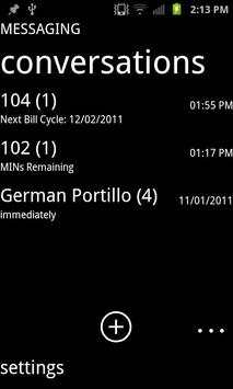 Metro Messaging Lite screenshot 2