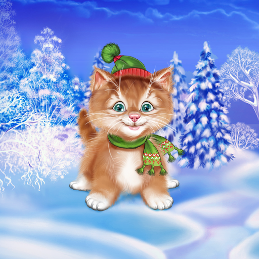 ikon Winter Cat Live Wallpaper