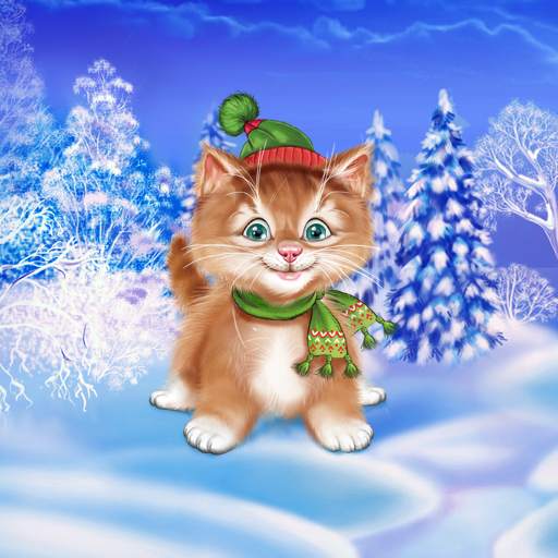 Winter Cat Live Wallpaper 1.0.9