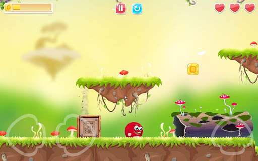 Red Ball Evolved (Bola Merah Berevolusi) screenshot 1