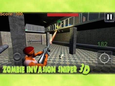 Zombie Invasion Sniper 3D screenshot 3