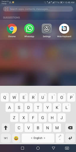 Wide Keyboard स्क्रीनशॉट 4