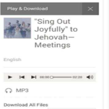 Kingdom Song, Jw Music App screenshot 1