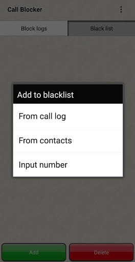 Call Blocker Calls Blacklist screenshot 2