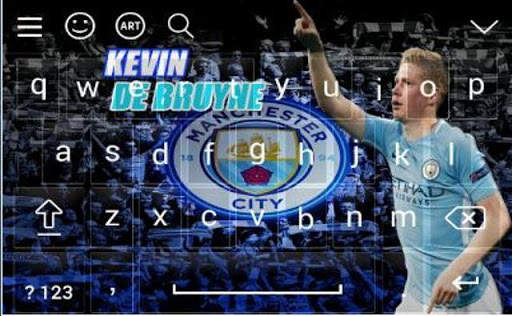 Kevin De Bruyne Theme Keyboard screenshot 5