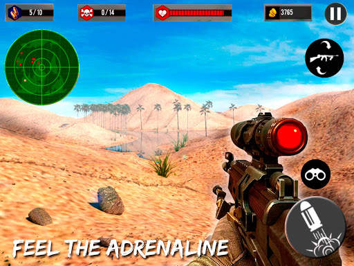 Desert Sniper Special Forces 3D Shooter FPS Game screenshot 12