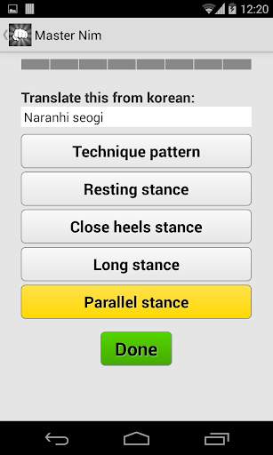 Master Nim: Taekwondo Trainer screenshot 3