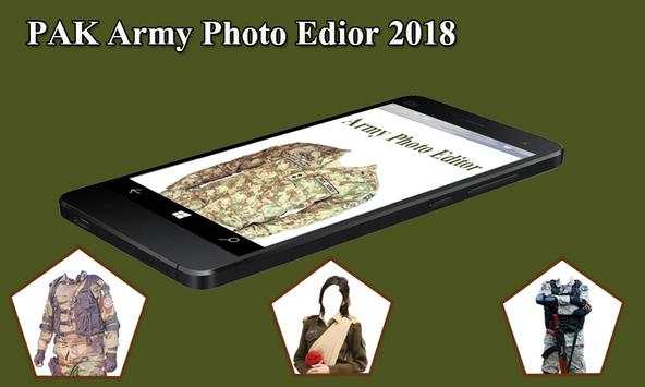Army Photo Editor – Pak Army Suit Montage 2018 screenshot 1