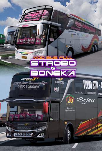 Mod Bussid Full Strobo dan Boneka screenshot 1
