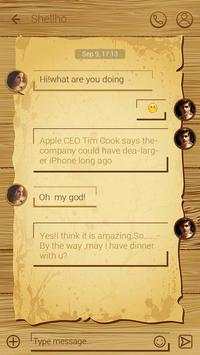 FREE - GO SMS LETTERS THEME screenshot 2