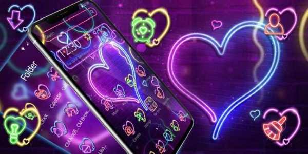 Neon Color Shinie Love Theme screenshot 4